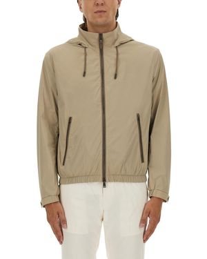 BOSS Water-Repellent Windbreaker - Natural