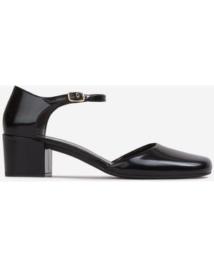 The Row Penelope Buckle Shoes - White