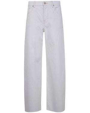7 For All Mankind "Bonnie Curvilinear" Jeans - White