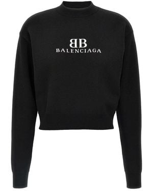 Balenciaga Logo Jumper - Black