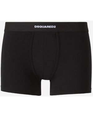 DSquared² Cotton Boxer Pack - Black