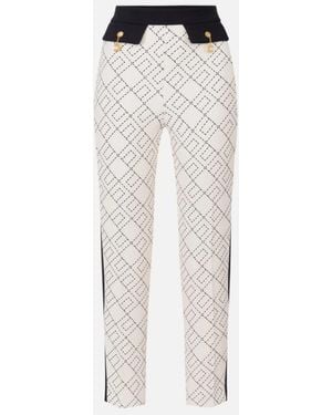 Elisabetta Franchi Trousers - White