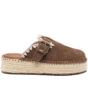 Mou Sandals Leather - Brown