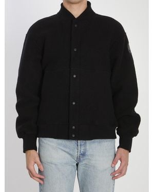 Canada Goose Hudson Fleece Bomber Jacket - Black