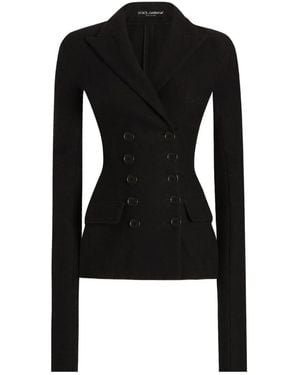 Dolce & Gabbana Wool Cloth Blazer - Black