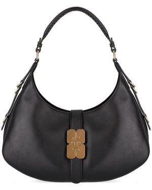 Ganni Kat Small Shoulder Bag - Black