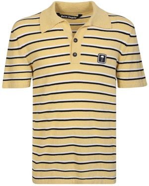 Palm Angels T-Shirts - Metallic