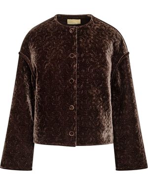 Momoní Velvet Jacket - Brown