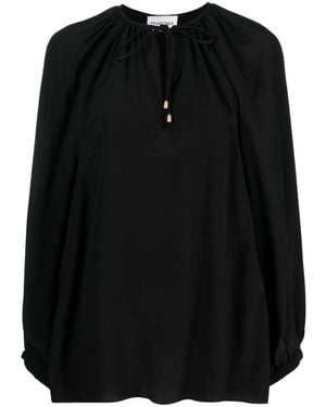 PHAEONIA Anita Long Sleeves Blouse - Black