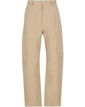 パンツ GIVENCHY Women Straight Pants BW50CN12PY BEIGE Cotton and wool cargo pants in beige - Givenchy | Mytheresa