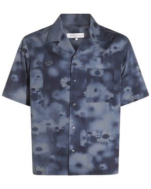 Maison Kitsuné Dark Cotton Shirt - Blue