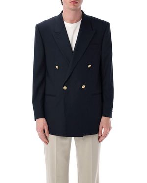sunflower 90's Double Breasted Club Blazer - Blue