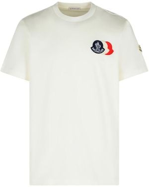 Moncler Cotton T-Shirt - White