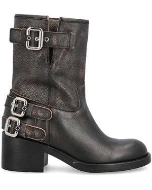 ショートブーツ・ブーティ Chloe Black Leather Janis Ankle Boots Chloé Janis Heeled Ankle Boot | Chloé CZ