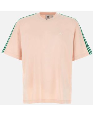 adidas Originals Adidas X Wales Bonner T-Shirts And Polos - Natural
