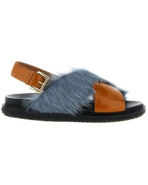 Marni 'Fussbett' Sandals - Blue
