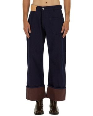 JW Anderson Twisted Workwear Jeans - Blue