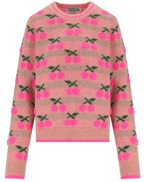 Essentiel Antwerp Hiroyal Crewneck Jumper - Pink