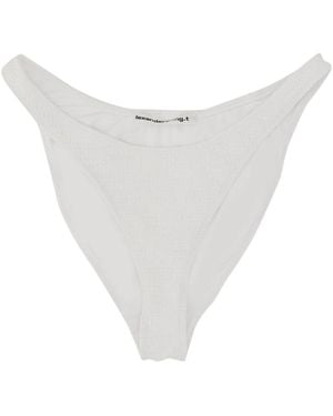 T By Alexander Wang Bikini Briefs With Logo - White