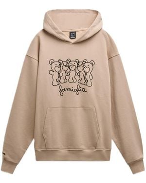 INBETWEENERS Famiglia Outline Hoodie - Natural