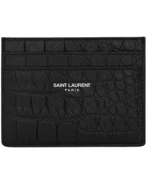 Saint Laurent Wallets - Black