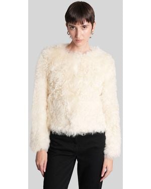 IRO Qassym Fur & Shearling - Natural