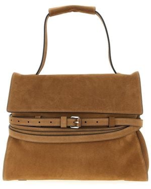 Moschino 'Tie Me' Shoulder Bag - Brown