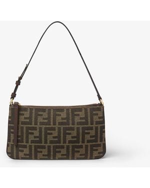Fendi "Baguette" Shoulder Bag - Brown
