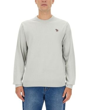 Paul Smith Zebra Patch Shirt - Gray