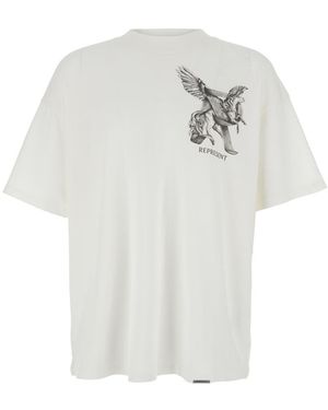 Represent T-Shirt With Graphic Print On The Front And Back - White