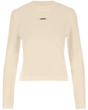 Jacquemus Le Gros Grin Long-Sleeve T-Shirt - Natural