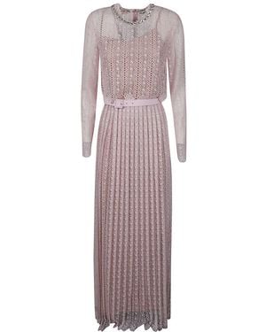 Self-Portrait Dress - Purple