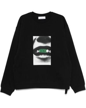 OAMC Loose Fit Crewneck Smile Print - Black