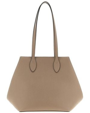 Valextra Medium 'Vivi' Shopping Bag - Natural