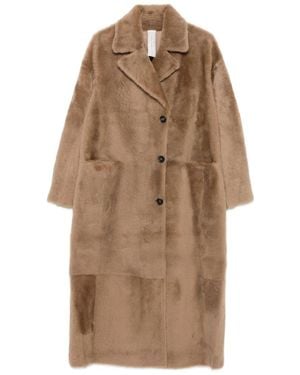 FURLING BY GIANI Long Coat - Natural