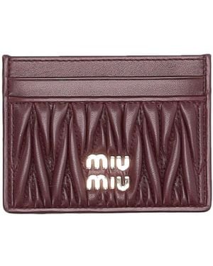 Miu Miu Minuteria Matelasse'Miu - Purple
