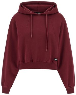 ROTATE BIRGER CHRISTENSEN 'Terry Back' Hoodie - Red