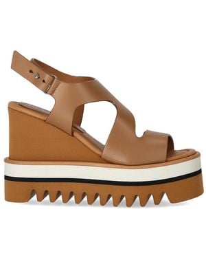 Paloma Barceló Zarine Camel Wedge Sandal - Brown