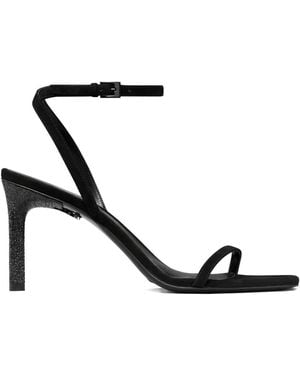 Tory Burch "Pave" Heel Sandal 90Mm Shoes - Black