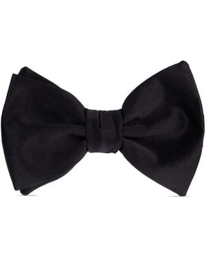 Giorgio Armani Woven Bowtie - Blue
