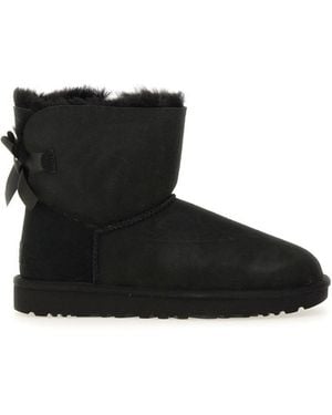 UGG "Mini Bailey Bow Ii" Boot - Black