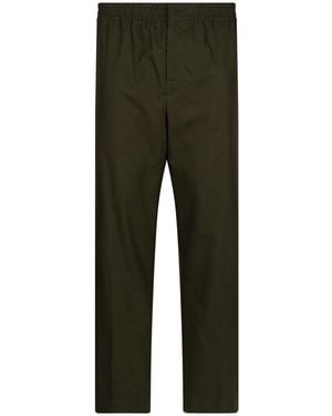 Bottega Veneta Light Cotton Twill Pants Clothing - Green