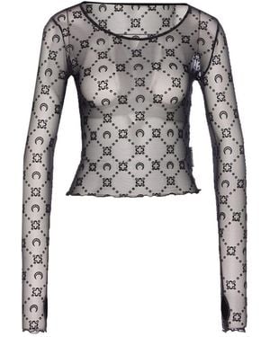 Marine Serre Top - Grey