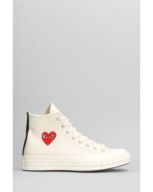 CONVERSE x COMME des GARÇONS PLAY Chuck 70 Cdg High Sneakers - White