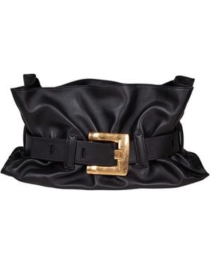 Balmain Leather Handbag - Black