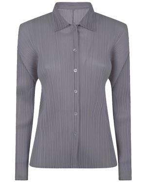 Pleats Please Issey Miyake Shirts - Blue