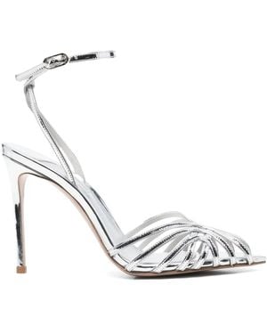 Le Silla Embrace Sandals 110Mm - White