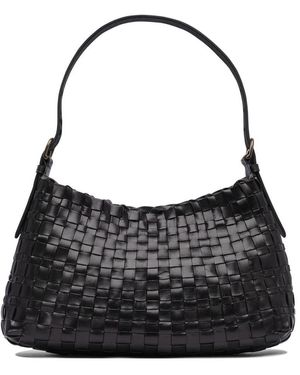 Dragon Diffusion Hobo Salvage Irregular Woven Hobo 36x22x15 Cm - Black