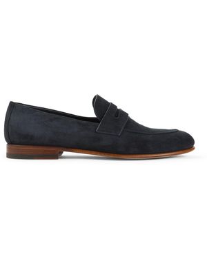 Giorgio Armani Mocassin Loafers - Blue
