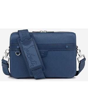 Christian Louboutin Ruisbuddy Leather Crossbody Bag - Blue